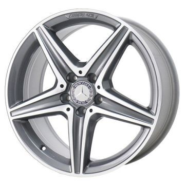 Mercedes-Benz E300 Wheel Rim Machined Grey 85538 (F) Stock Factory OEM Replacement