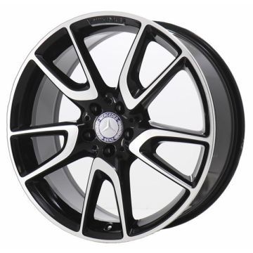 Mercedes-Benz E400 Wheel Rim Machined Black 85544 (R) Stock Factory OEM Replacement