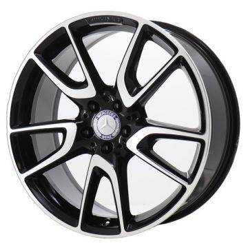 Mercedes-Benz E400 Wheel Rim Machined Black 85543 (F) Stock Factory OEM Replacement