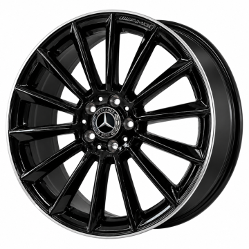 Mercedes-Benz CLS450 Wheel Rim Gloss Black W/Machined Lip 85748 (F) Stock Factory OEM Replacement