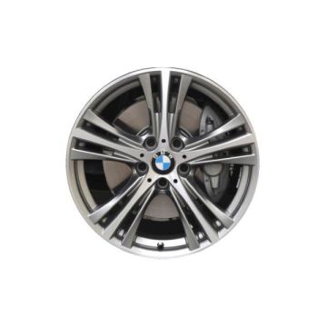 BMW 320i Wheel Rim Machined Grey 86011 (R) Stock Factory OEM Replacement
