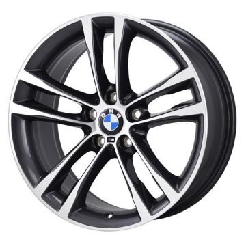 BMW 328i Wheel Rim Machined Grey 86024 (R) Stock Factory OEM Replacement