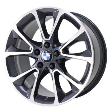 BMW X5 Wheel Rim Machined Grey 86044 Stock Factory OEM Replacement