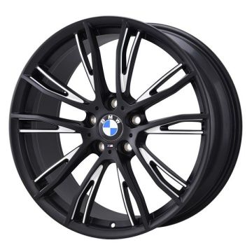 BMW 320i Wheel Rim Satin Black 86065 (F) Stock Factory OEM Replacement