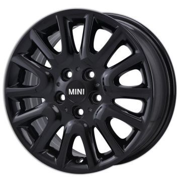 Mini Cooper Wheel Rim Gloss Black 86080 Stock Factory OEM Replacement