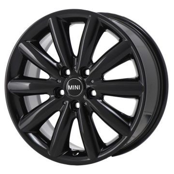 Mini Cooper Wheel Rim Gloss Black 86082 Stock Factory OEM Replacement