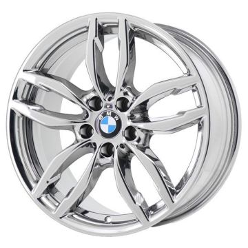BMW X3 Wheel Rim PVD Bright Chrome 86101 (F) Stock Factory OEM Replacement