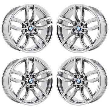 BMW X3 Wheel Rim PVD Bright Chrome 86101 (F) Stock Factory OEM Replacement