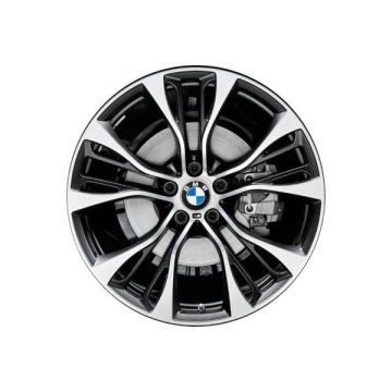 BMW X3 Wheel Rim Machined Black 86110 Stock Factory OEM Replacement