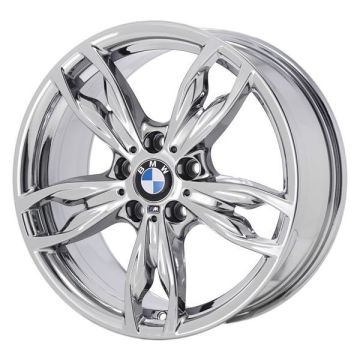 BMW 228i Wheel Rim PVD Bright Chrome 86128 (F) Stock Factory OEM Replacement