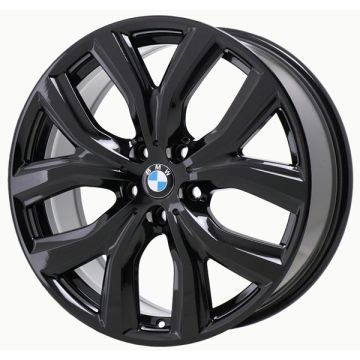 BMW X1 Wheel Rim Gloss Black 86220 Stock Factory OEM Replacement