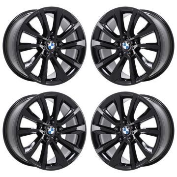 BMW X6 Exchange Wheels Set of 4-Exchange Rims Set of 4 Gloss Black 86260 (F)