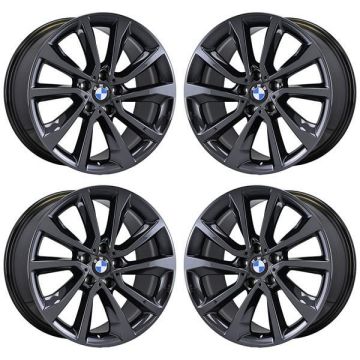 BMW X6 Wheel Rim PVD Black Chrome 86260 (F) Stock Factory OEM Replacement
