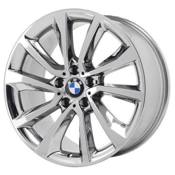 BMW X6 Wheel Rim PVD Bright Chrome 86260 (F) Stock Factory OEM Replacement