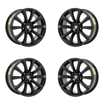 BMW 640i Exchange Wheels Set of 4-Exchange Rims Set of 4 Gloss Black 86272