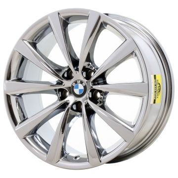 BMW 640i Wheel Rim PVD Bright Chrome 86272 Stock Factory OEM Replacement