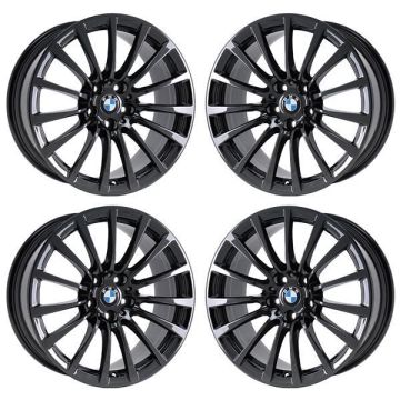 BMW 530i Wheel Rim PVD Black Chrome 86274 Stock Factory OEM Replacement