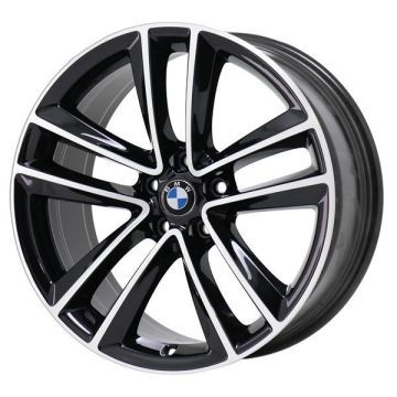 BMW 640i Wheel Rim Machined Black 86276 Stock Factory OEM Replacement