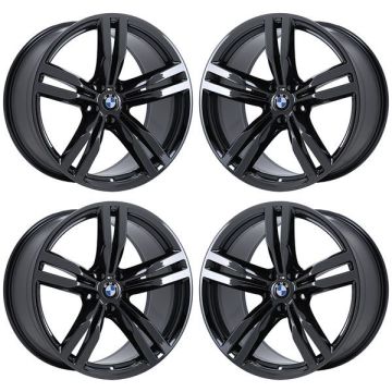 BMW 640i Wheel Rim PVD Black Chrome 86281 (F) Stock Factory OEM Replacement