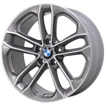 BMW 330i Wheel Rim Machined Grey 86304 (F) Stock Factory OEM Replacement