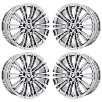 BMW 530e Wheel Rim PVD Bright Chrome 86326 Stock Factory OEM Replacement