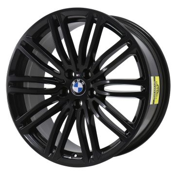 BMW 530e Wheel Rim Gloss Black 86332 (R) Stock Factory OEM Replacement