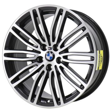 BMW 530e Wheel Rim Machined Grey 86328 (F) Stock Factory OEM Replacement
