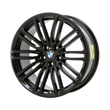 BMW 530e Wheel Rim Gloss Black 86328 (F) Stock Factory OEM Replacement