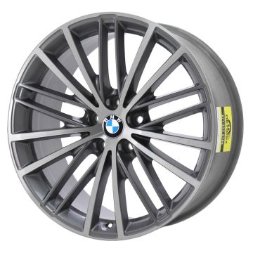 BMW 530e Wheel Rim Machined Grey 86331 (F) Stock Factory OEM Replacement