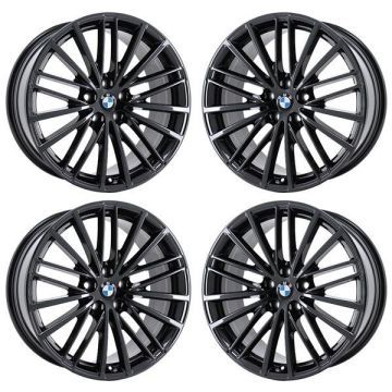BMW 530e Wheel Rim PVD Black Chrome 86331 (F) Stock Factory OEM Replacement