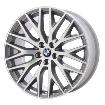 BMW 530i Wheel Rim Machined Grey 86337 (F) Stock Factory OEM Replacement
