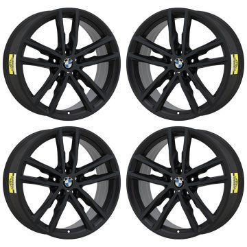 BMW X3 Exchange Wheels Set of 4-Exchange Rims Set of 4 Satin Black 86350
