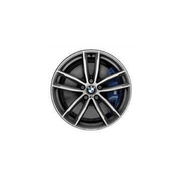 BMW 530e Wheel Rim Machined Grey 86370 (F) Stock Factory OEM Replacement