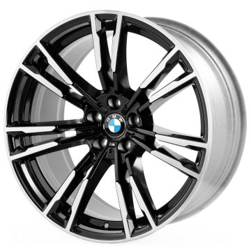 BMW M5 Wheel Rim Machined Black 86388 (F) Stock Factory OEM Replacement