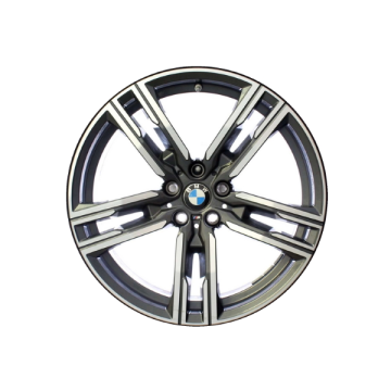 BMW 840i Wheel Rim Machined Grey 86414 Stock Factory OEM Replacement