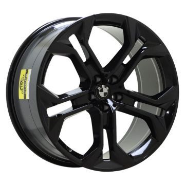 BMW X5 Wheel Rim Gloss Black 86465 (F) Stock Factory OEM Replacement