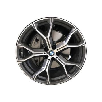 BMW X5 Wheel Rim Machined Grey 86468 (R) Stock Factory OEM Replacement