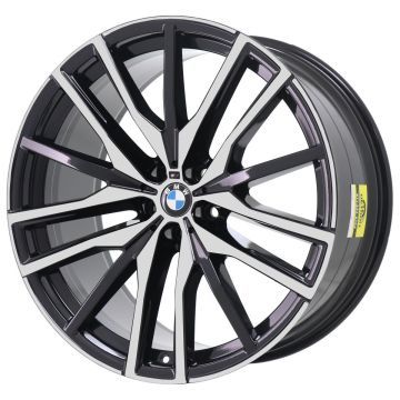 BMW X5 Wheel Rim Machined Black 86474 (R) Stock Factory OEM Replacement