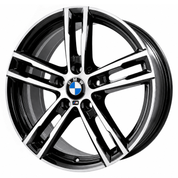 BMW 230i Wheel Rim Machined Black 86512 (F) Stock Factory OEM Replacement