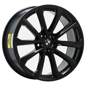 BMW X7 Wheel Rim Gloss Black 86530 Stock Factory OEM Replacement