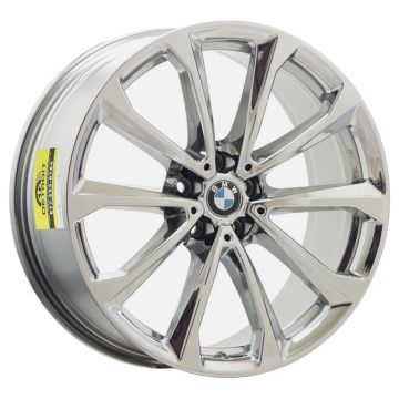 BMW X7 Wheel Rim PVD BRIGHT CHROME 86530 Stock Factory OEM Replacement