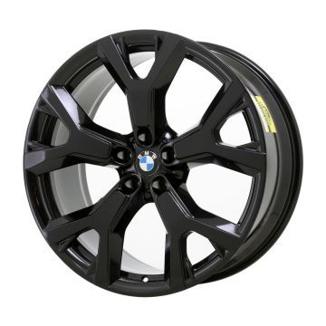 BMW X7 Wheel Rim Gloss Black 86532 Stock Factory OEM Replacement