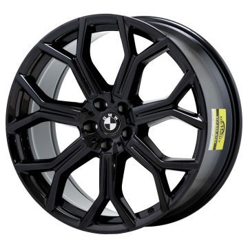 BMW X7 Wheel Rim Gloss Black 86533 Stock Factory OEM Replacement