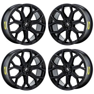 BMW X7 Exchange Wheels Set of 4-Exchange Rims Set of 4 Gloss Black 86533
