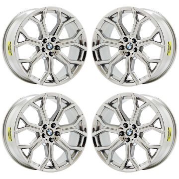 BMW X7 Wheel Rim PVD Bright Chrome 86533 Stock Factory OEM Replacement