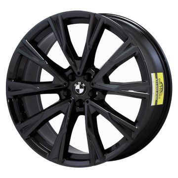 BMW X7 Wheel Rim Gloss Black 86534 (F) Stock Factory OEM Replacement