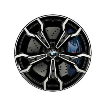 BMW X3m Wheel Rim Machined Black 86559 (F) Stock Factory OEM Replacement