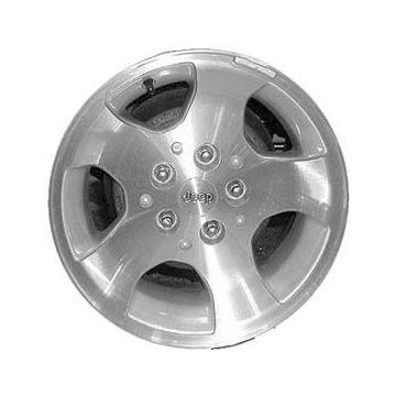 Jeep Wrangler Wheel Rim Machined Grey 9024 Stock Factory OEM Replacement