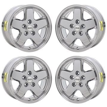 Jeep Liberty Wheel Rim PVD Bright Chrome 9038 Stock Factory OEM Replacement