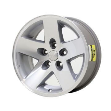 Jeep Wrangler Wheel Rim Machined Silver 9047B Stock Factory OEM Replacement